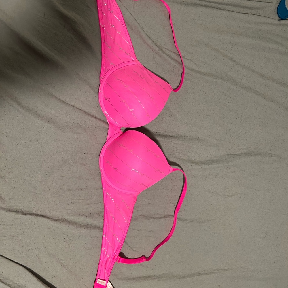 PINK Victoria's Secret Hot Pink Bra